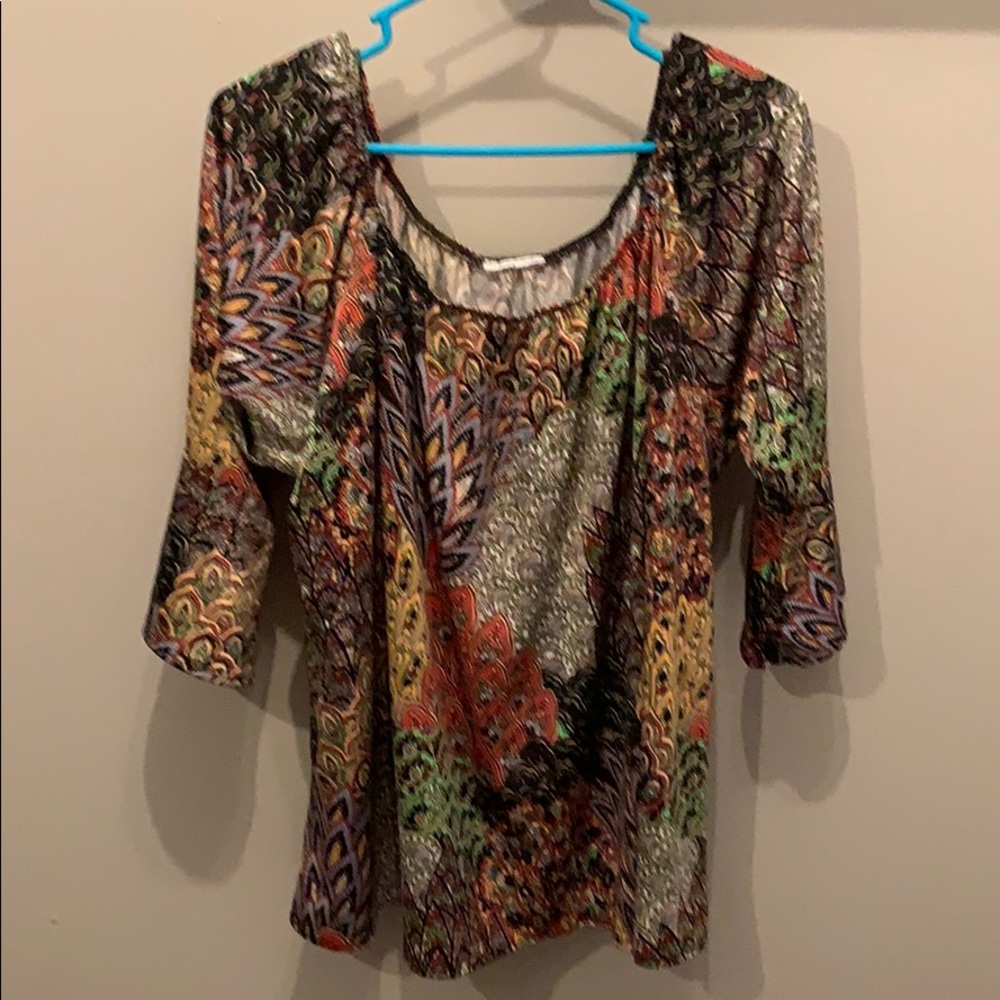 Three quarter length sleeve